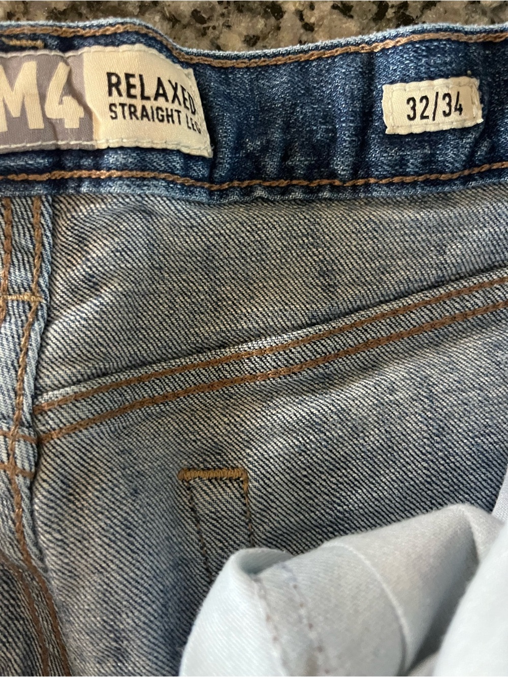 Relaxed Straight Men’s Jeans - Light Blue (32/34) Ariat m4